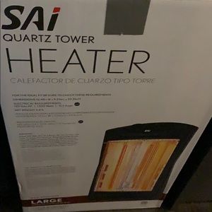 SAI quartz tower heater  not used original $69